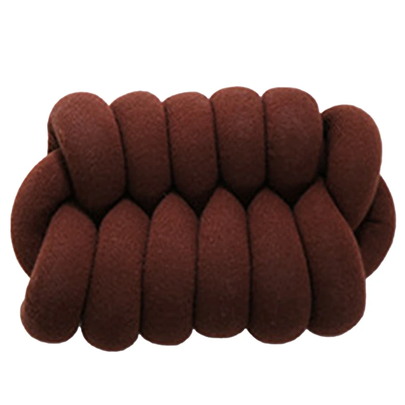 

Home Decoration Sofa Bed Cushion Nordic Wind Hand Knot Chair Back Seat Cushion Office Hand Rest Car Lumbar Pillow