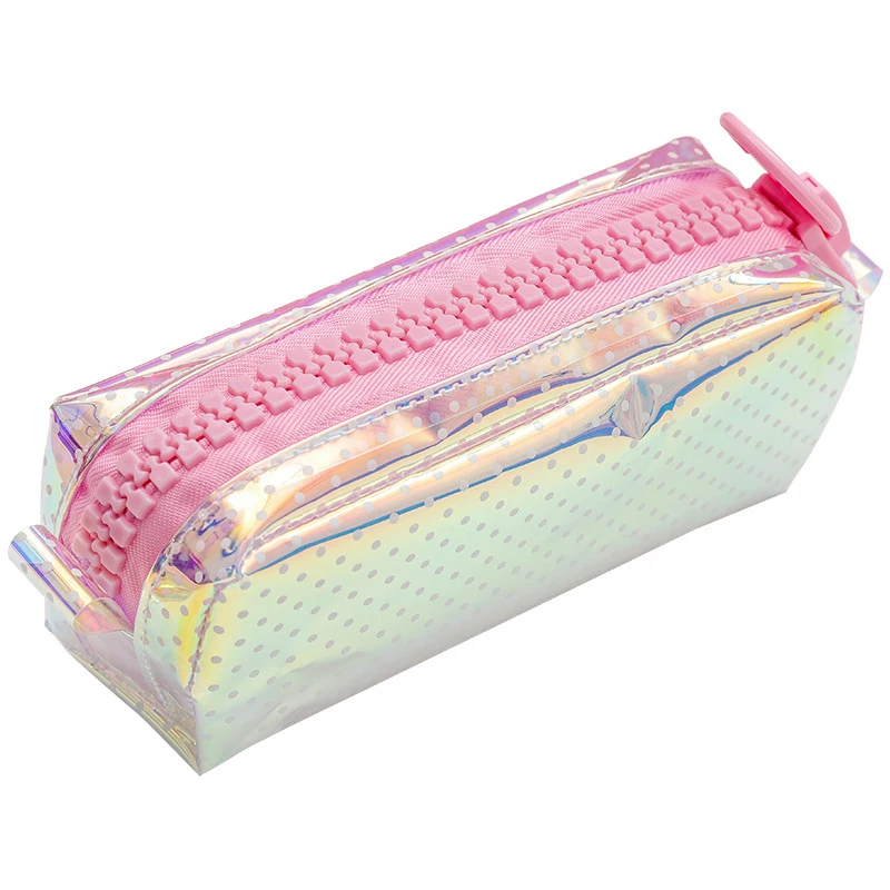 прозрачный пенал школьный Лазерное отражение школьные принадлежности Большая