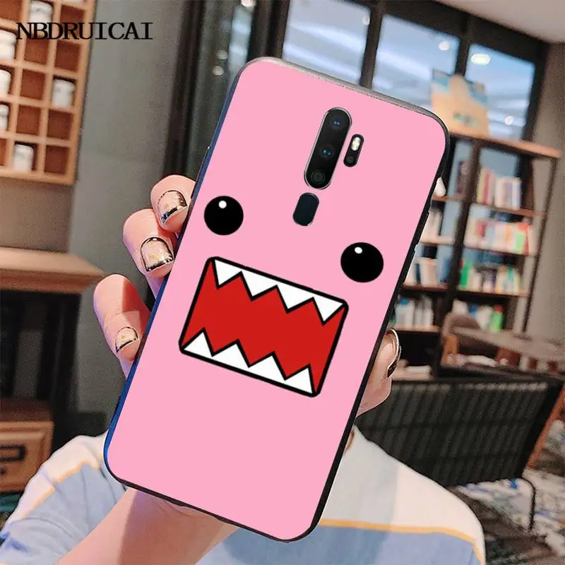

HPCHCJHM Simple domo kun Soft black Phone Case For Oppo A5 A9 2020 Reno Z Realme5Pro R11 case