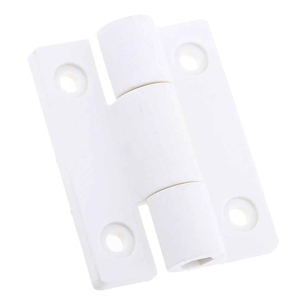 

56mm x 43mm 4 Countersunk Holes Torque Position Control Hinge White