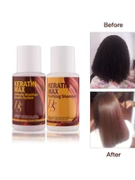 brazil keratin 12 formalin keratin hair treatment for damaged curly hair 100ml purifying shampoo