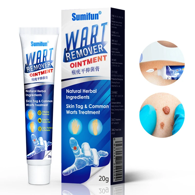 

20g Warts Remover Plantar Ointment Wart Treatment Cream Skin Tag Removal Anti-Wart Herpes Acne Eczema Remove Antibacterial