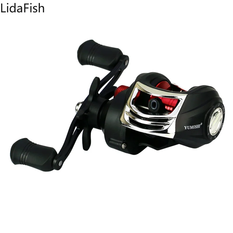 2022 new Metal Spool Baitcasting Reel 8kg Max Drag 7.2:1 High Speed Gear Ratio Saltwater Freshwater fishing wheel Fishing Reel