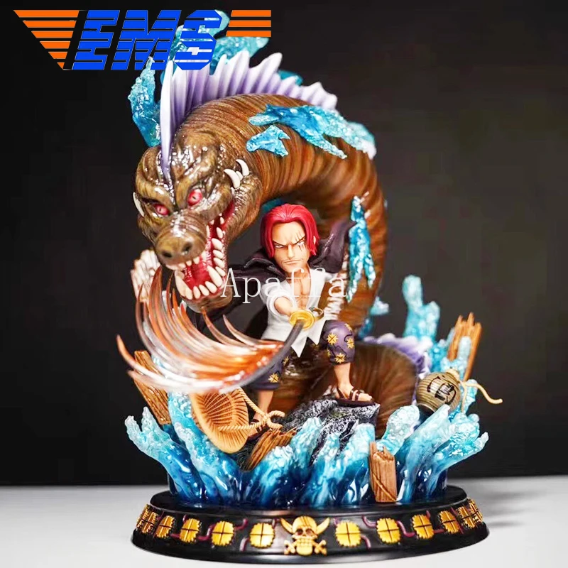 35 см аниме ONE PIECE Red Hair Shanks экшн фигурка японское Коллекционная модель