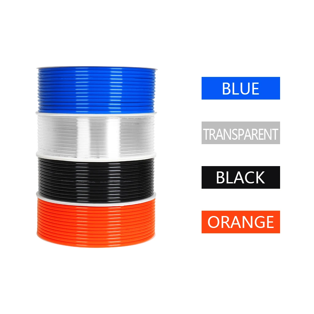 

10 Meters/Lot Pneumatic Hose Pu Pipe OD 4/6/8/10/12/14/16mm ID 2.5/4/5/6.5/8/10/12mm Air Tube Compressor Tubing