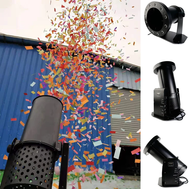 Аппарат Confetti Cannon Stage Co2 с дистанционным управлением Свадебный вентилятор