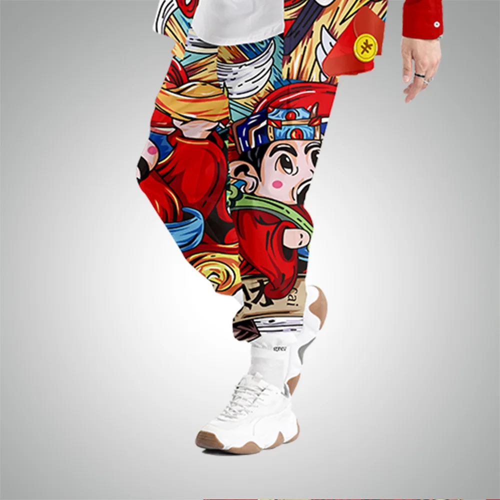 Pantalones de chándal Harajuku para hombre, ropa de calle de estilo chino, Cargo con bolsillo, Hip Hop, 2020