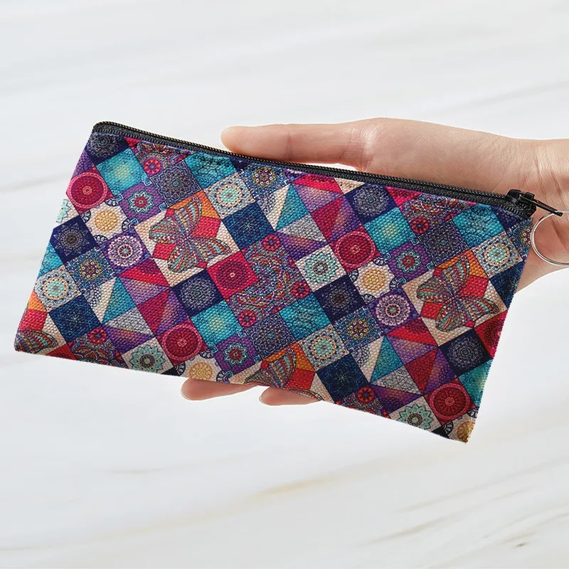 Новый Модный Цветной Кошелек для монет в шахматную клетку мужчин и женщин