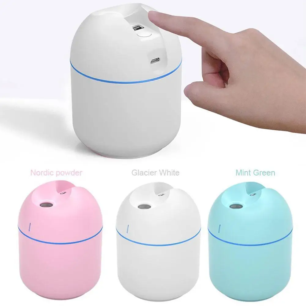 

Nano Spray Air Humidifie Colorful Light Lasting Battery Life For Home Silent Household USB Car Maker Mist Humidifier Office H1K2