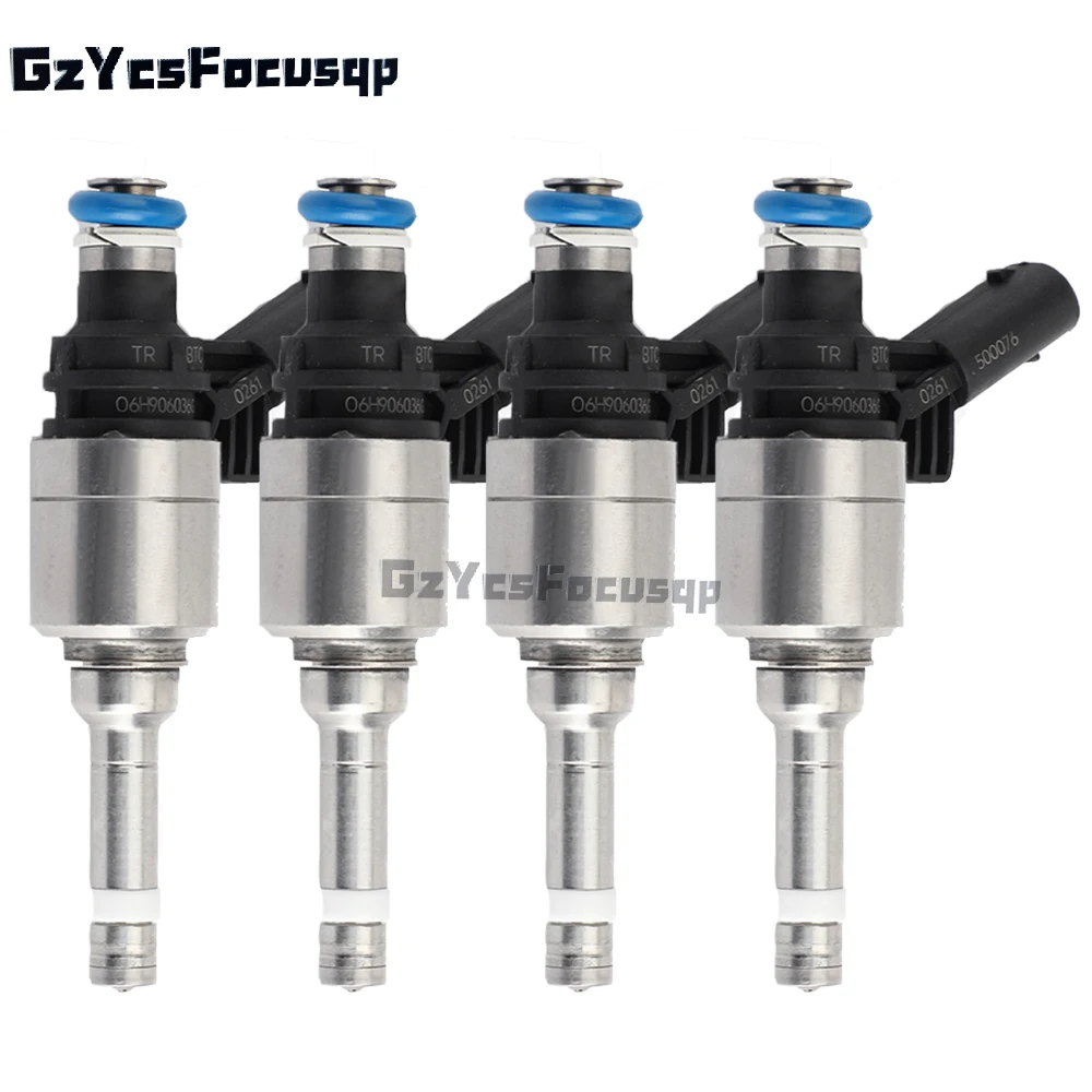 Топливный инжектор 4x 06H906036P 0261500162 для VOLKSWAGEN AUDI BEETLE CC PASSAT A3 A4 A5 A6 Q3 Q5 2.0L L4|Топливный
