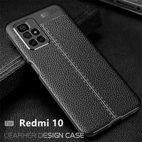 for cover xiaomi redmi 10 case for redmi 10 capas coque phone bumper shockproof tpu soft leather for fundas redmi 10c 10 cover