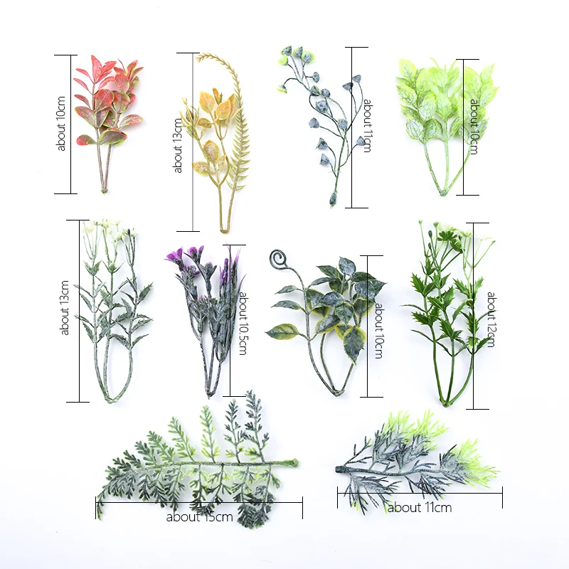 Искусственные растения 20 шт. оптовая продажа аксессуары для домашнего декора