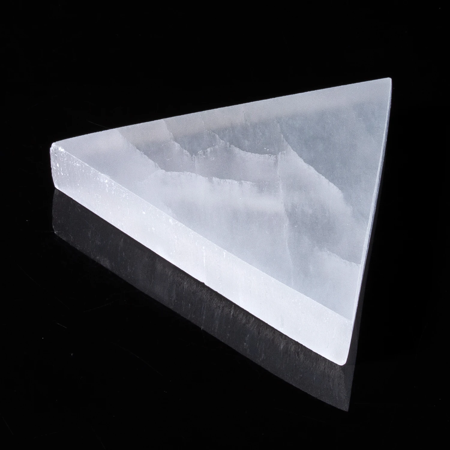 Треугольная селенитовая пластина кристалл кристаллы кварца рейки целебная