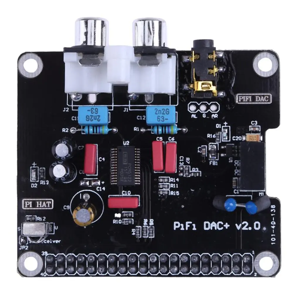 PCM5122 HIFI DAC аудио модуль звуковой карты ies 384 кГц со Светодиодный индикатор для Raspberry