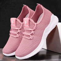 woman sneakers fashion outdoor running shoes for women breathable woven casual shoes soft bottom ladies vulcanized shoes