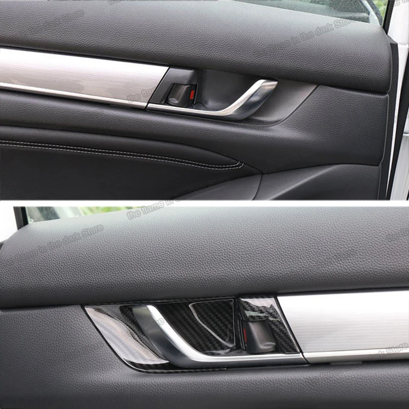 Lsrtw2017 наклейка для внутренней двери автомобиля из нержавеющей стали Honda Accord 2018 2019