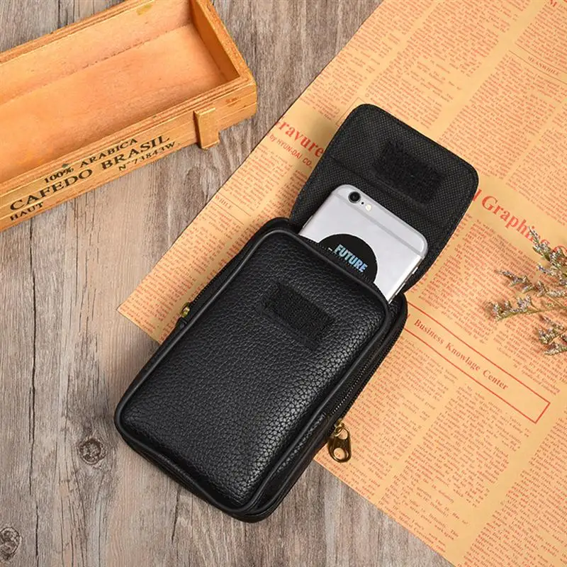 

Phone Pouch For iPhone 12 11 Pro Max X 10 8 7 6 6S Plus 5 5S SE 2020 5C 4 4S Xr Xs Max Case Belt Clip Holster Leather Cover Bags