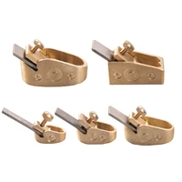5 pcs woodworking finger plane cutter copper plane stainless steel luthier tool set for diy violin viola cello wooden instrument