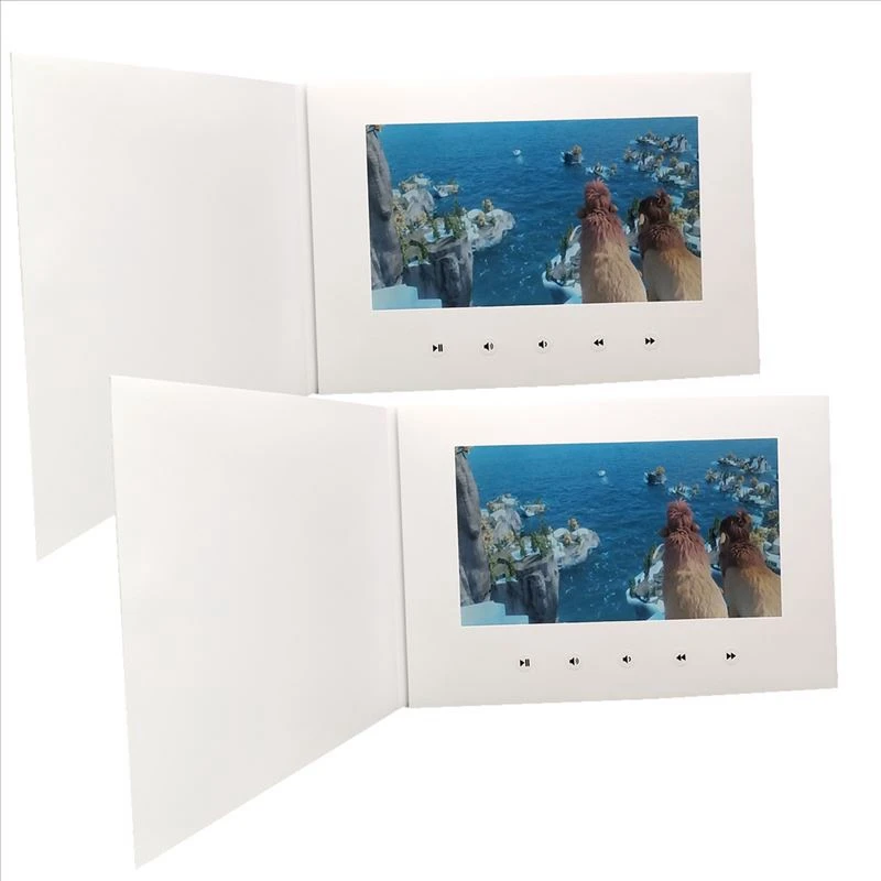 4 3 дюйма новое видео поздравительная открытка презентации цифровой рекламы