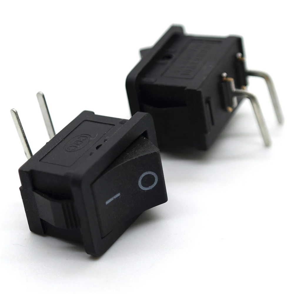 10 шт. KCD1 гнутые ноги желобковый выключатель 90 градусов по горизонтали два файлы