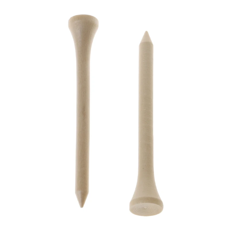 

10pcs Wood Wooden Professional Golf Tees Training Accessories 7cm Outdoor Tools