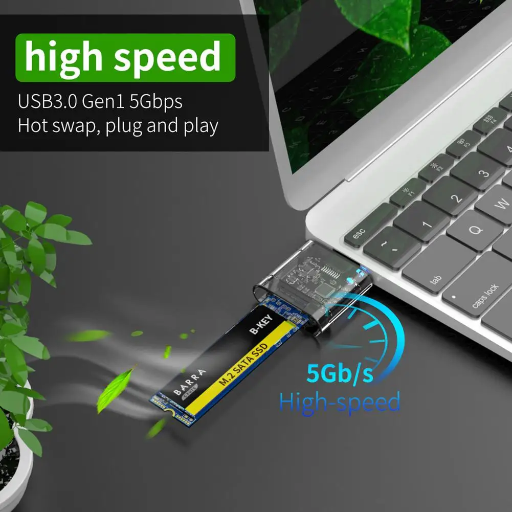 Чехол для M2 SSD M.2 на USB 3 0 Gen 1 5 Гбит/с высокоскоростной корпус SATA NGFF 2242 2260 2280 адаптер