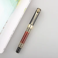 high quality 530 golden carving mahogany luxury business school student office supplies fountain pen new ink pen