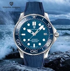Часы наручные PAGANI мужские синие, брендовые, водонепроницаемые до 2021 м