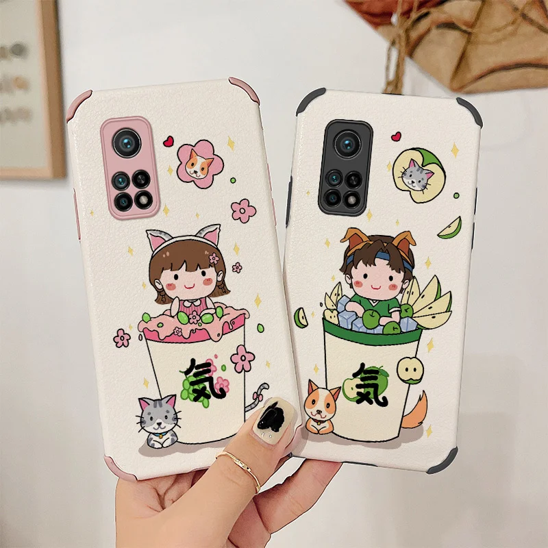 

Summer Ice Soda Phone Case For Xiaomi Mi 10T 10Tlite 10TPro Pro Lite Liquid Silicone Cover