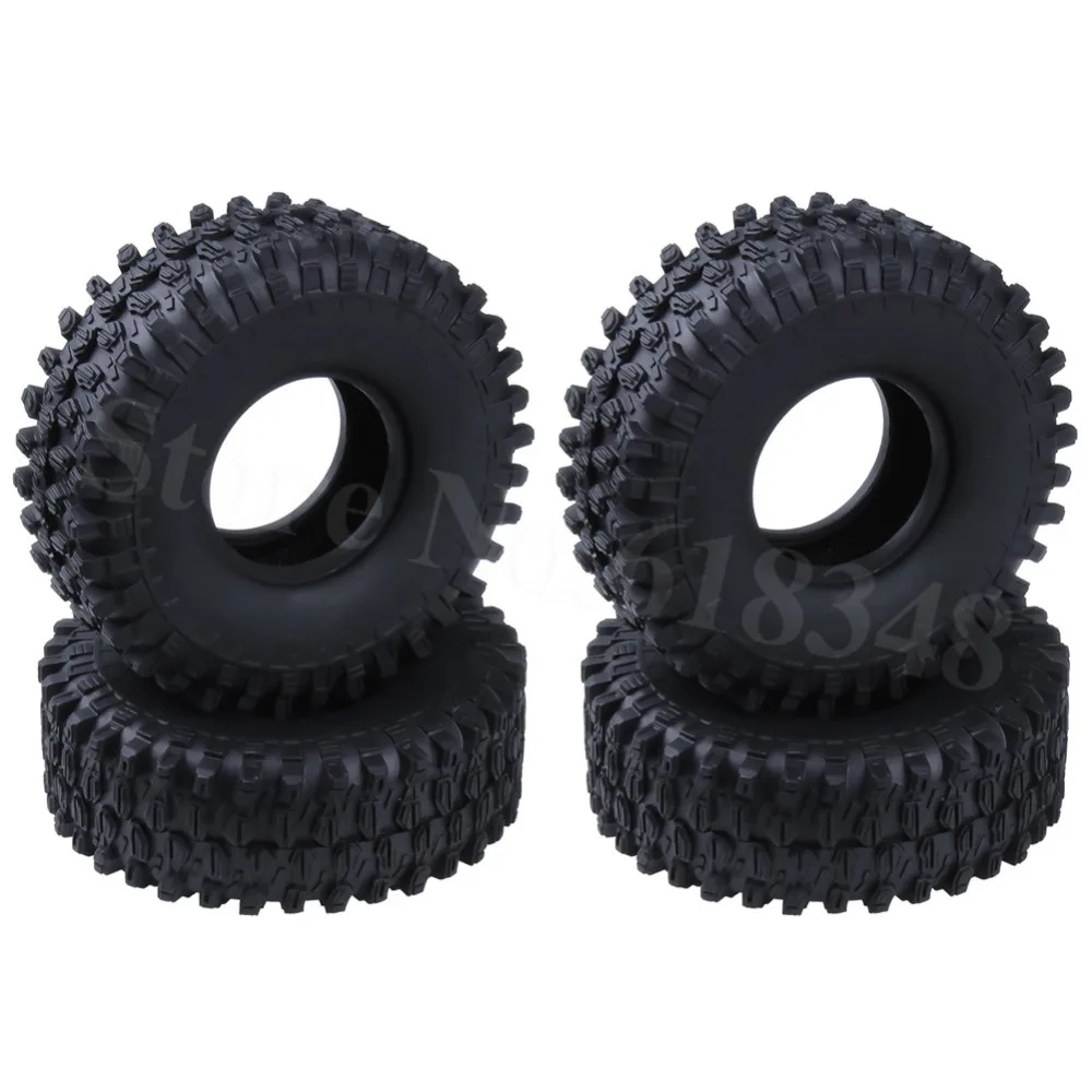 4 шт. Резина 120 мм RC Гусеничные Шины с поролоновыми вставками ID: 52 Ширина: 45 для 1/10