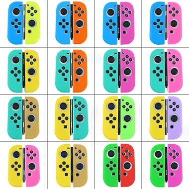 YuXi для nyd Switch NS Joy Con корпус на замену чехол для NX JoyCons контроллер чехол Противоскользящий защитный чехол для кожи