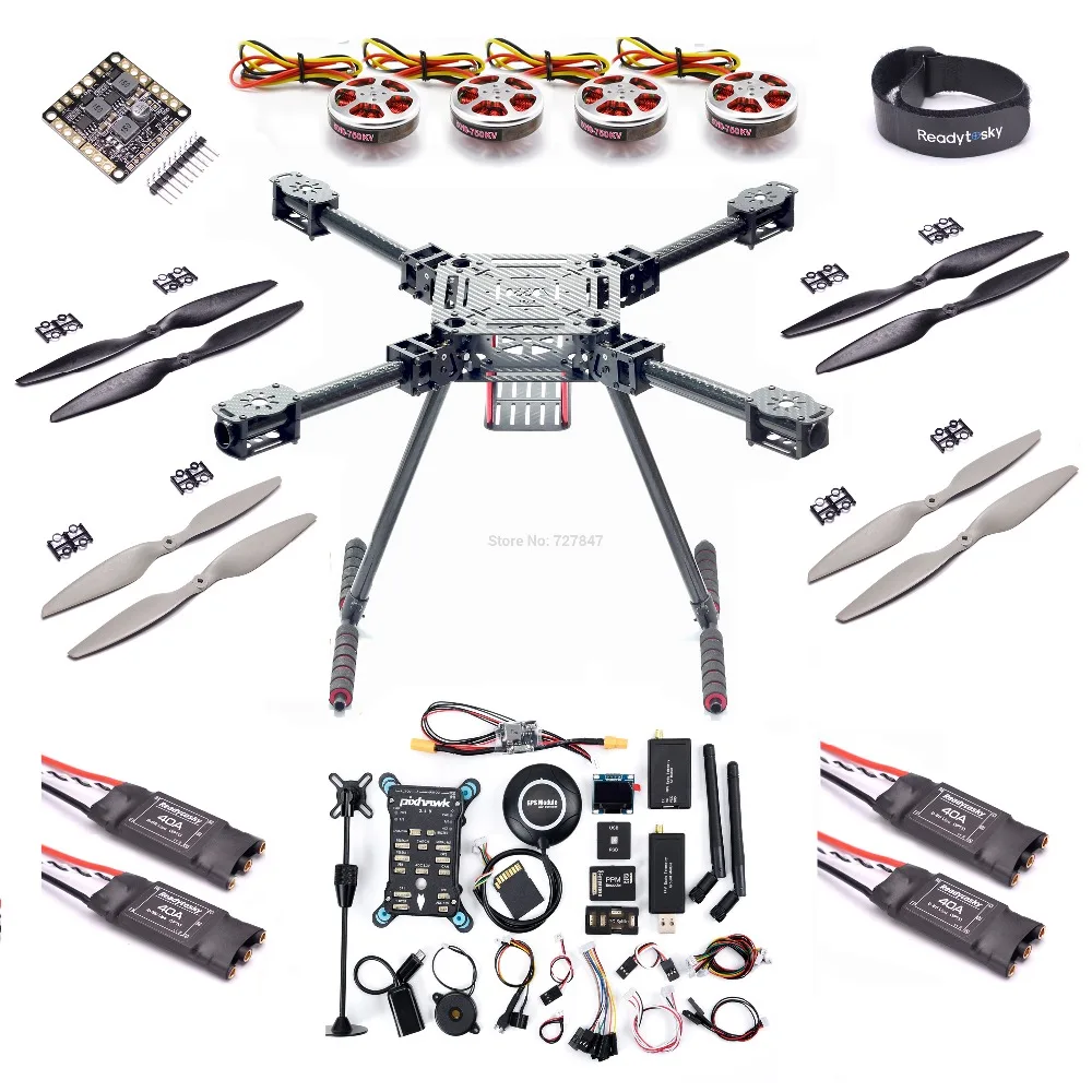 Обновленный F550 ZD550 550 мм Квадрокоптер из углеродного волокна Pixhawk PX4 PIX 2.4.8 набор управления полетом 5010 750кВ мотор 40A OPTPO ESC