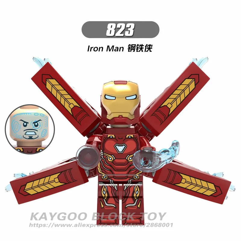 Железный человек MK50 одиночная распродажа супергероев совместимые с Legoingly