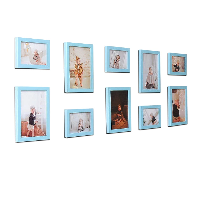 10 шт. классическая деревянная фоторамка на стену домашний декор для свадьбы