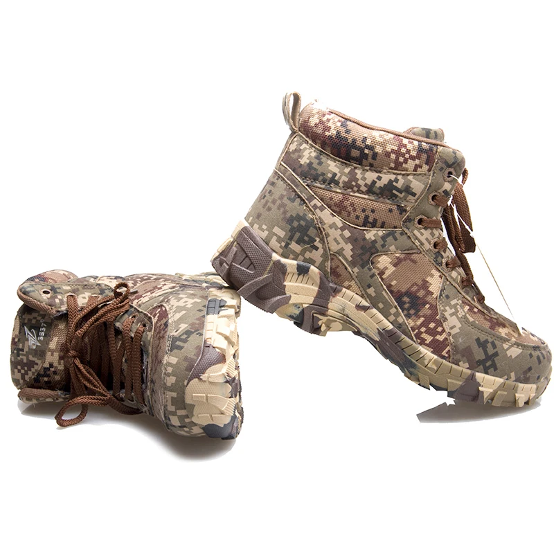 Military Winter Boots Men Wool Liner Camouflage Bot Combat Shoes Warm Cotton |