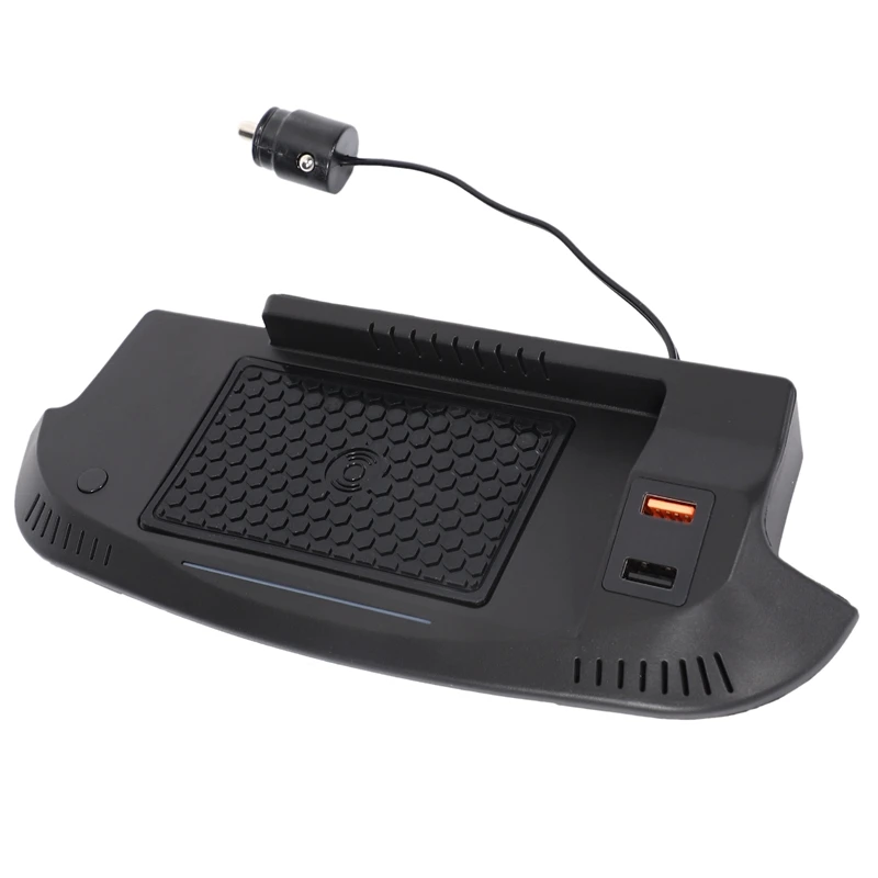 Автомобильное беспроводное зарядное устройство QI быстрая зарядка держатель для