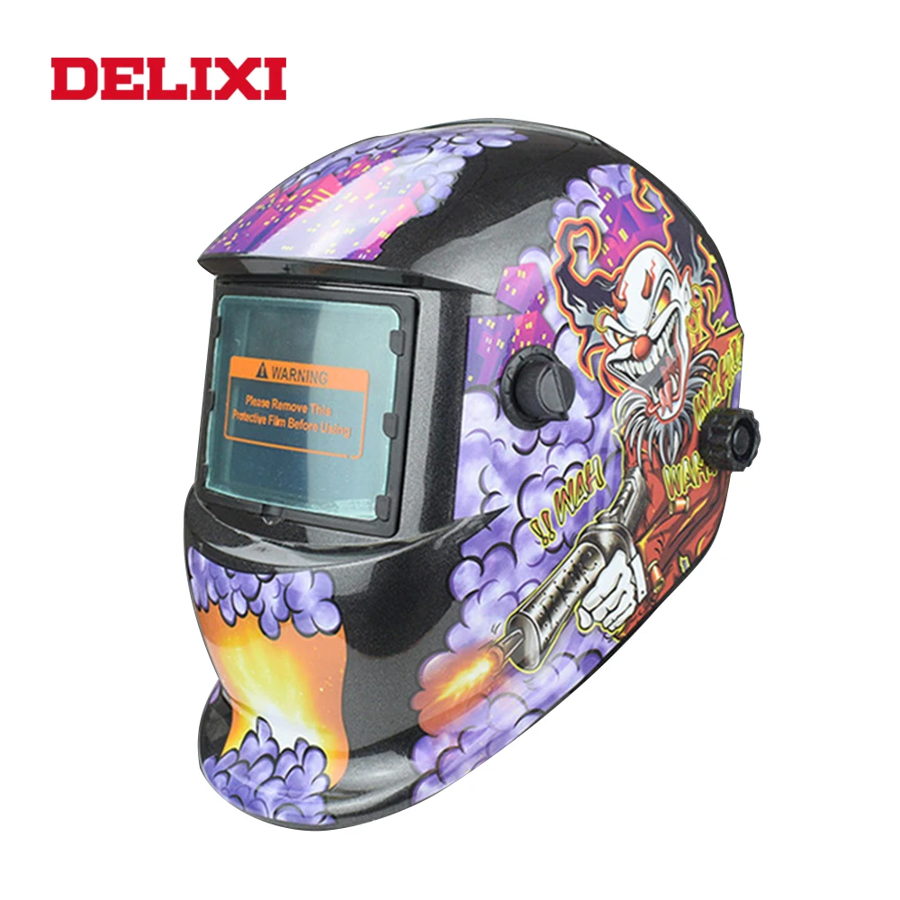 Сварочная маска DELIXI на солнечной батарее с автоматическим затемнением