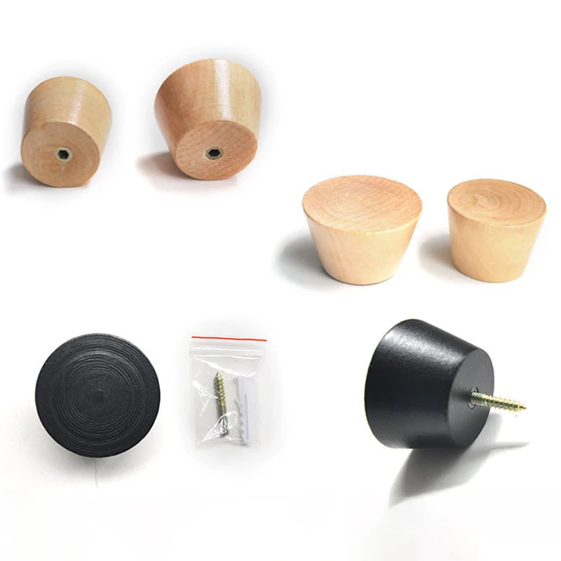 

s Solid Wood Hook Round Simple Wooden Plug Wall Coat Hat Hook Log Wood Hook Log Color Large...