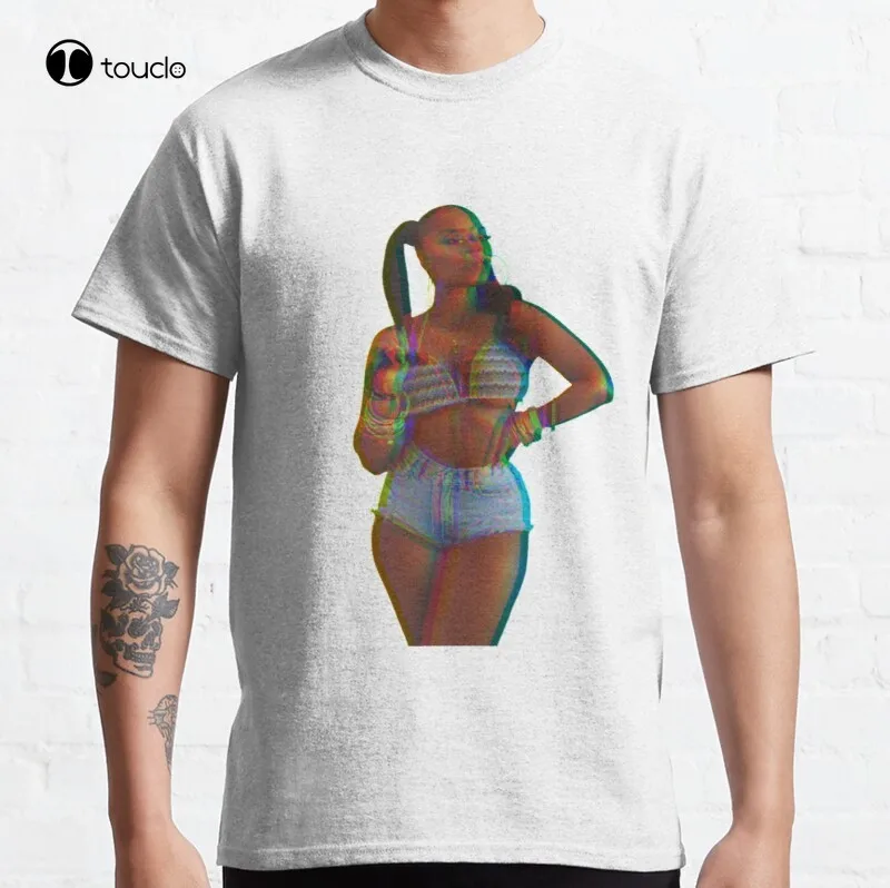 

Ashanti_Glitch 2021 Classic T-Shirt Cotton Tee Shirt S-5Xl Unisex