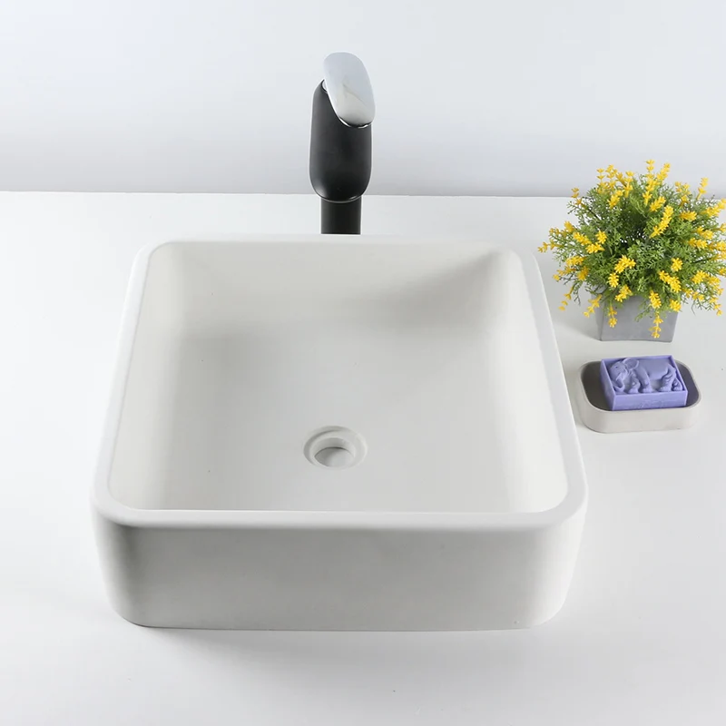 Скандинавский квадратный умывальник для умывальника дома ванной комнаты