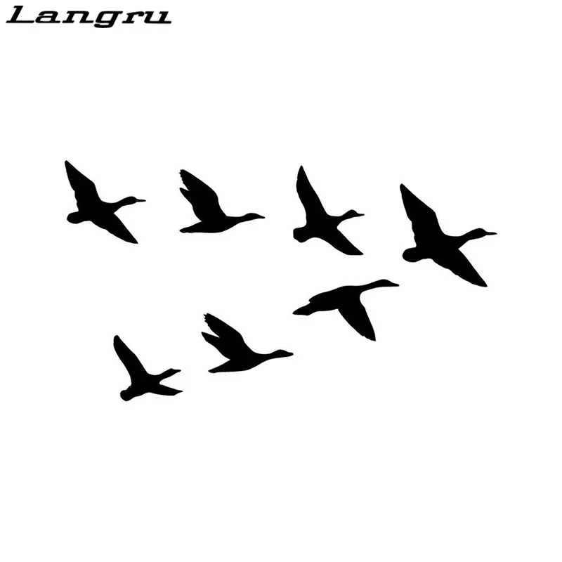 

Interesting A Group Of Wild Duck Funny Car Styling Decal Hunting Lover Car Sticker Decals Jdm