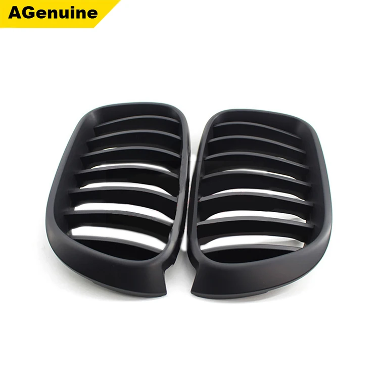 

High Quality Matt black ABS Single Slat Car front Bumper Radiator mesh Grille Auto Racing Grills for BMW X3 F25