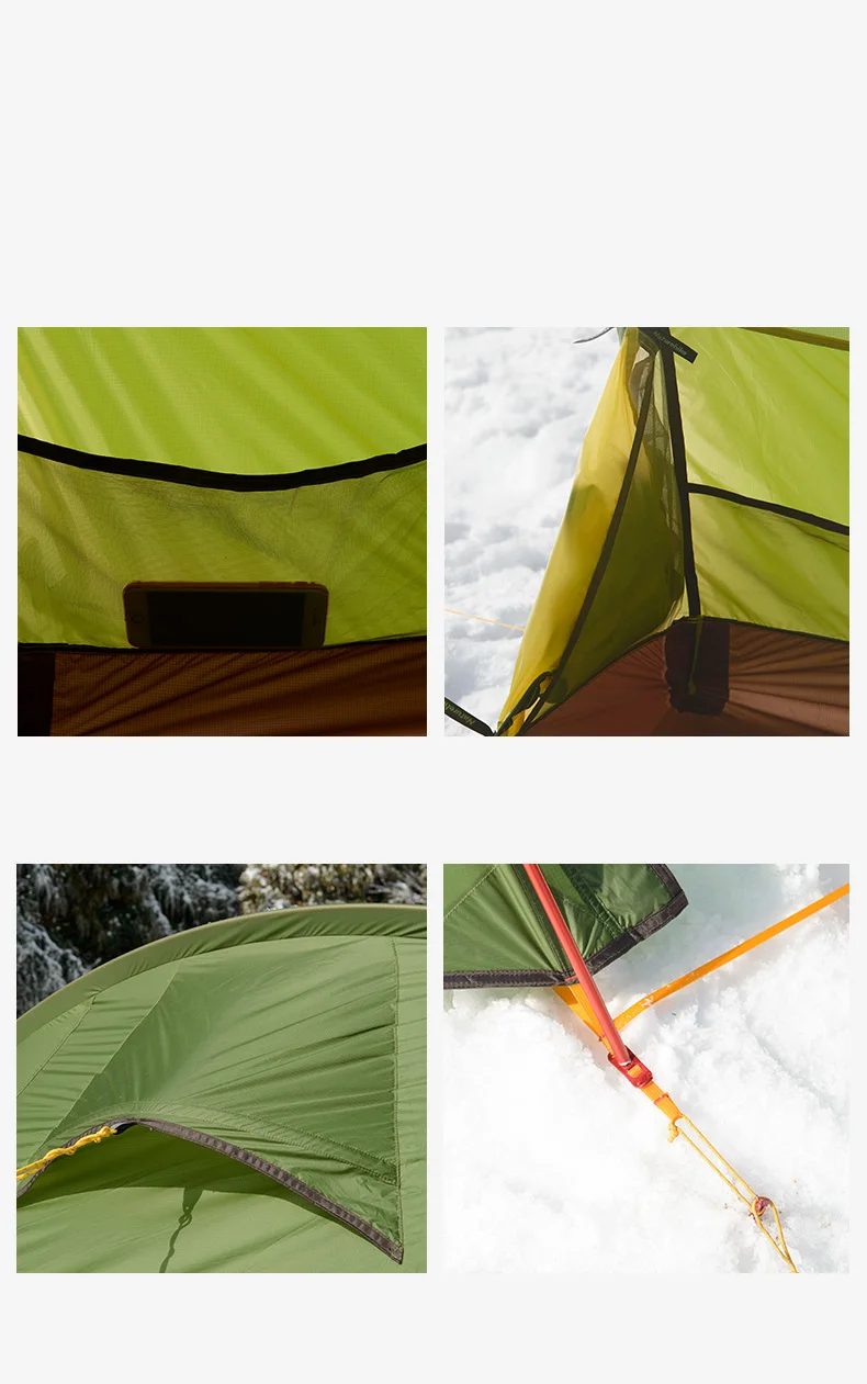 Высокое качество Naturehike сверхлегкий Opalus туннель двухместная палатка Открытый Кемпинг пеший Туризм 2/3/4 Человек Палатка