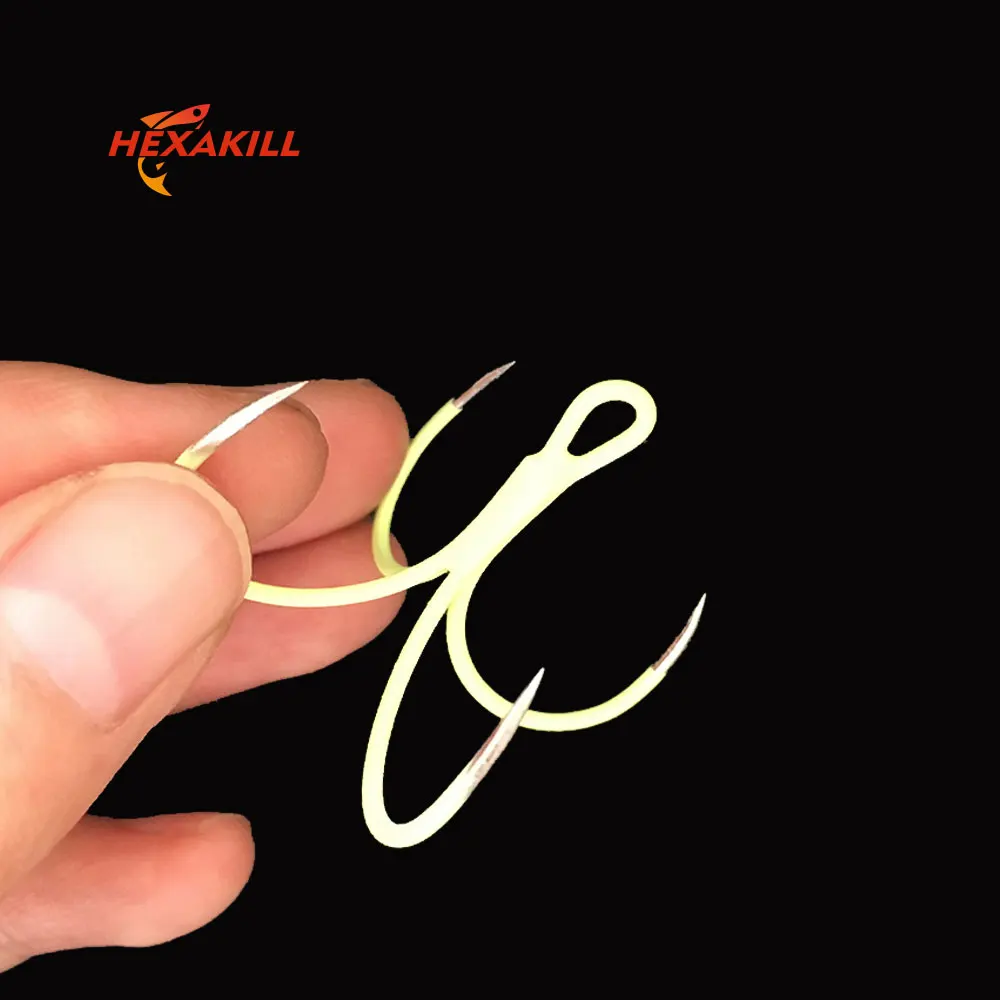 

Hexakill 1 шт./лот 16 #18 # высококачественный светящийся четырехякорный крючок из высокоуглеродистой стали без зазубрин крючок для кальмара рыбол...