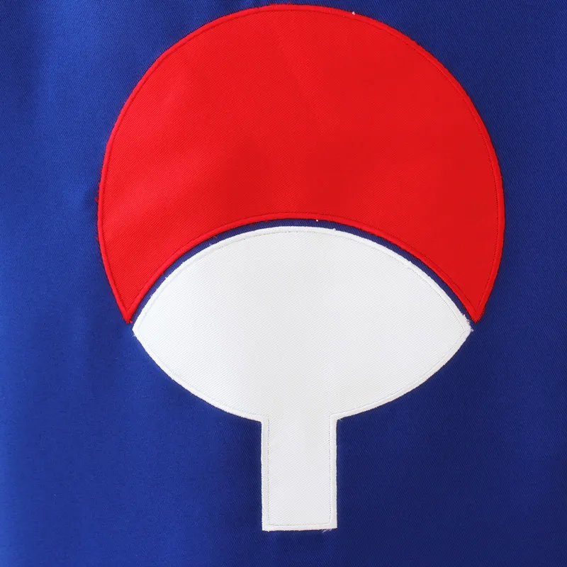 Аниме Косплэй костюм героя мультфильма Саскэ Утиха цвет синий черный Большие