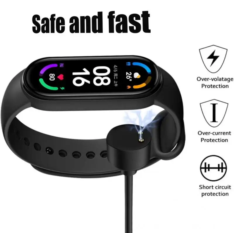 

Charger Cable For Xiaomi Mi Band 5 6 Miband 5 6 Smart Wristband Bracelet For Mi band 5 6 Charging cable USB Charger Adapter Wire