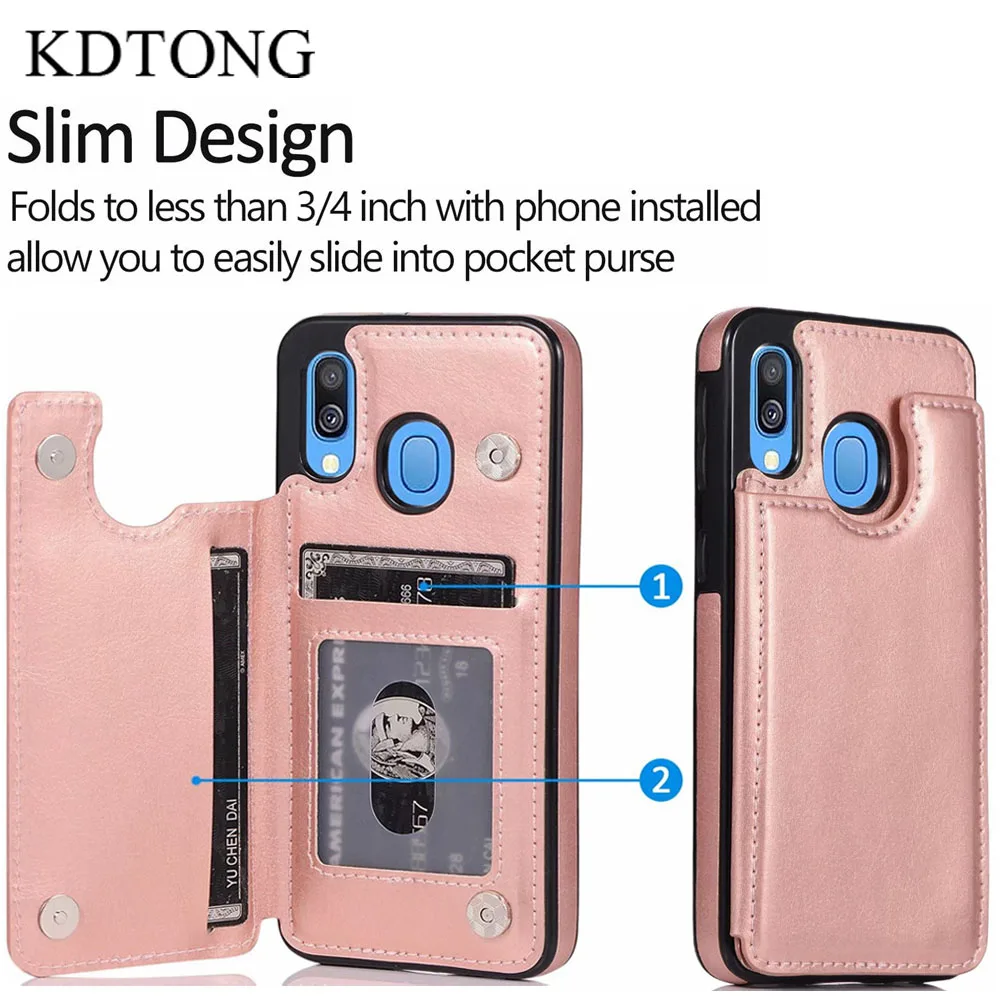 

Cases For Samsung Galaxy A20E A40 Phone Case Luxury Flip Leather Magnetic Buckle Wallet Shockproof Cover Capa Fundas Etui