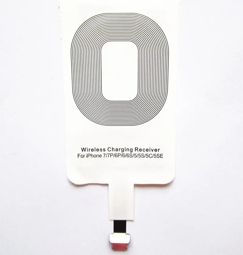 QI беспроводной зарядный приемник Micro USB / Type C адаптер Универсальный для iPhone 6 7 6s plus