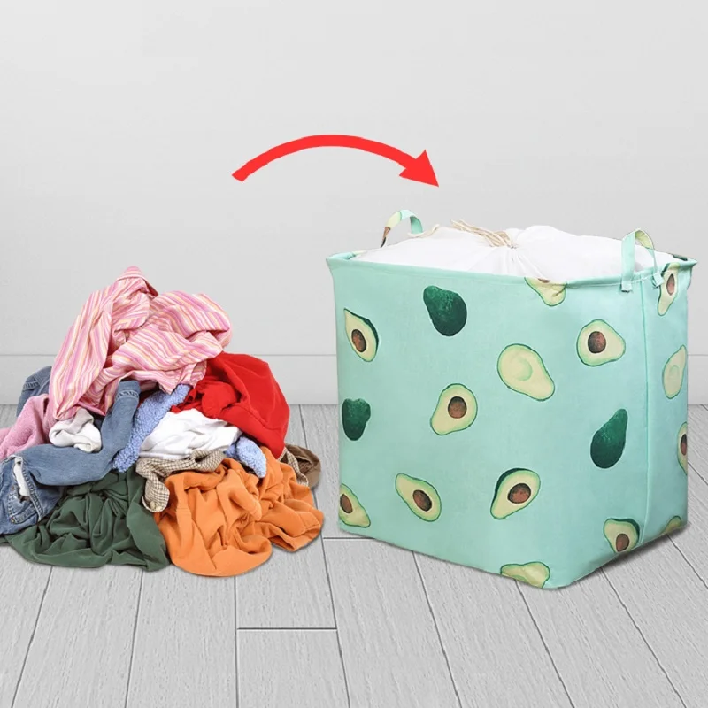 Складная корзина для грязного белья большая емкость ведро хранения игрушек