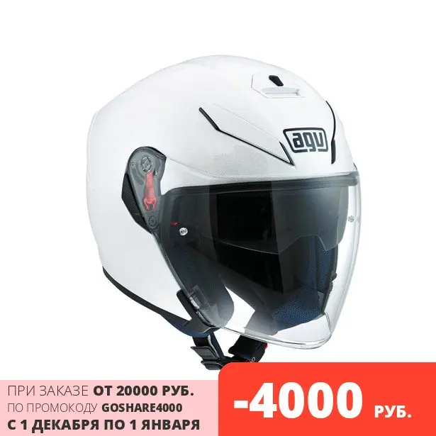 Helmet AGV K-5 jet mono Pearl White SMotorcycle helmet Moto ski iron man Bicycle equipment for men | Автомобили и мотоциклы